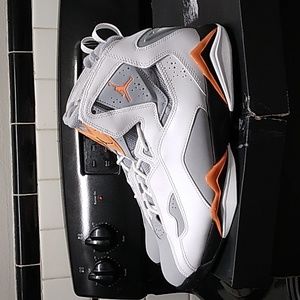 Air Jordan True Flight (Wolf grey orange) size 10 M/11.5 W  (2019 release)